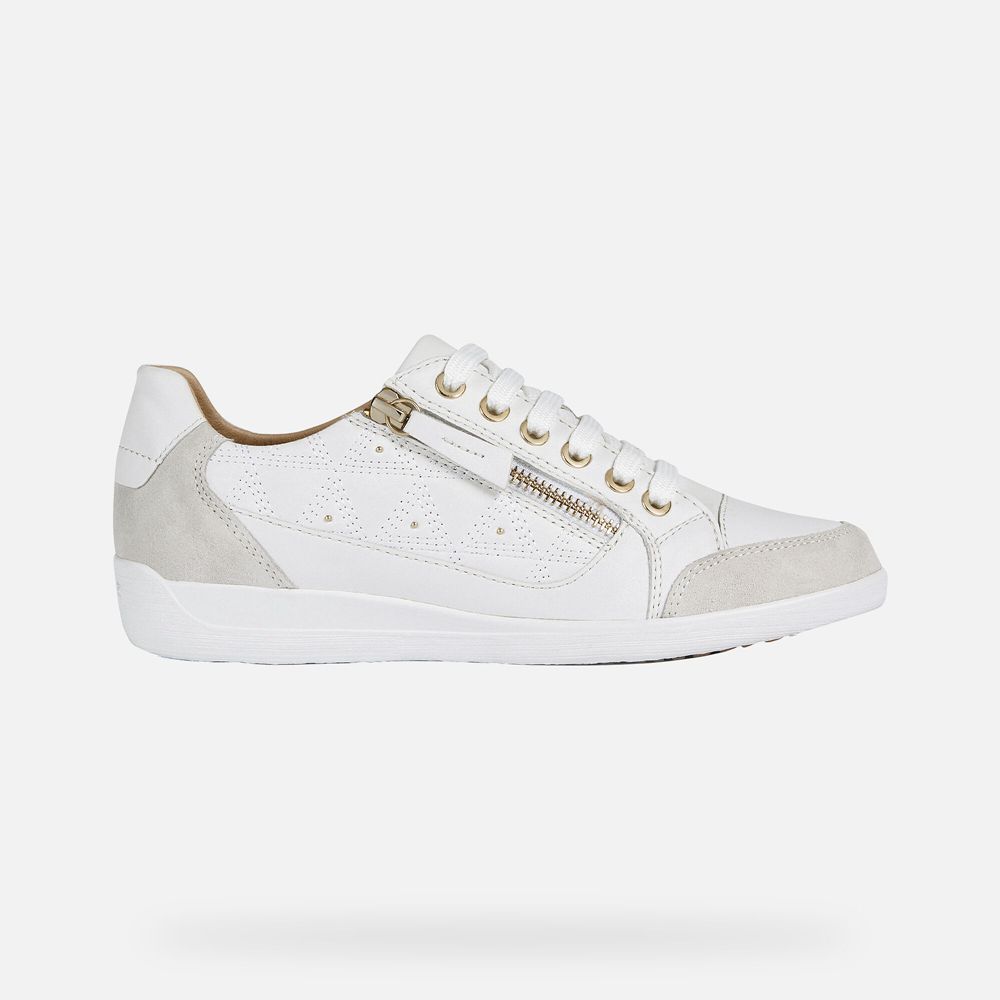 Geox Bayan Spor Ayakkabı Beyaz - Myria - CAH-389746